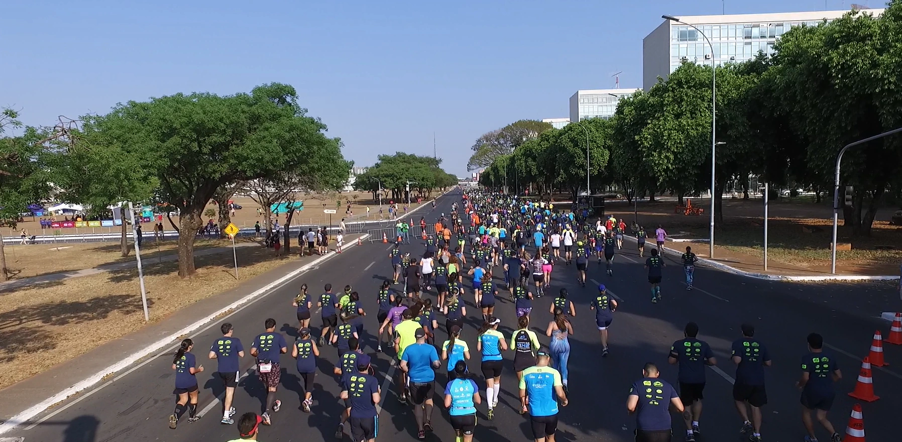 Fotografia original da corrida registrada pela Fausto Drone